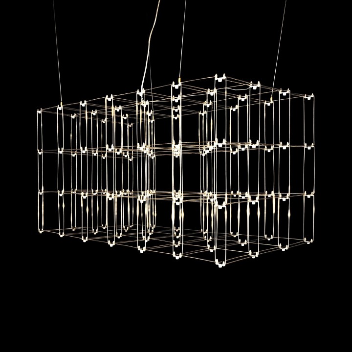 Подвесная люстра O-LUCE Cosmic Glass ячейка 20*20 см 11787611-2