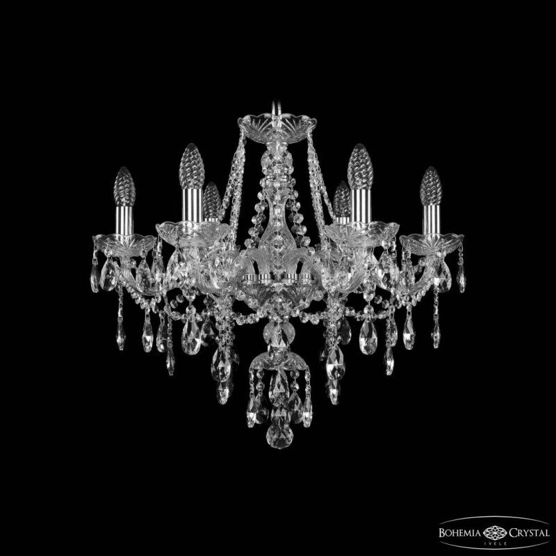 Подвесная люстра Bohemia Ivele Crystal 1415 1415/6/200 Ni