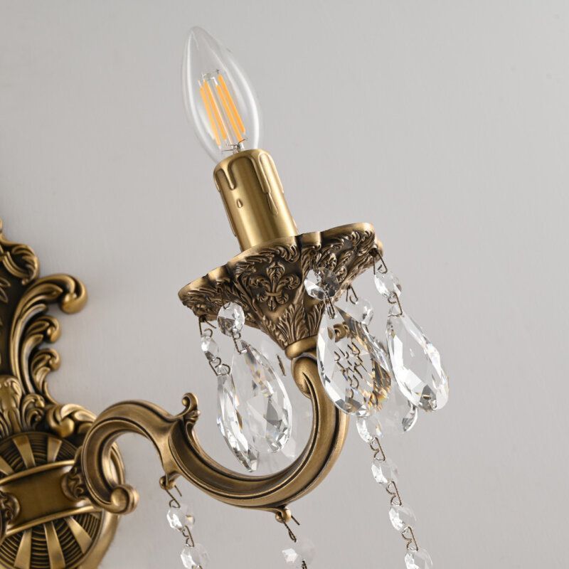 Бра Bohemia Ivele Crystal AL7801 AL7801B14/2/175 B FP