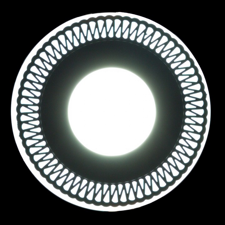 Встраиваемый светильник Reluce  63903-9.0-001RD LED3+3W BK