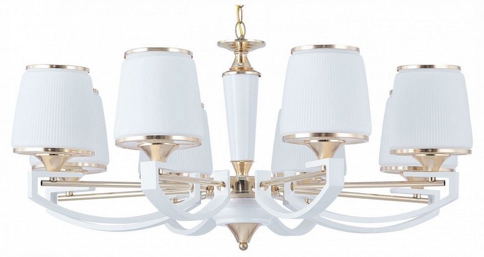 Подвесная люстра Arte Milano Florentia-2457 302457/8 Wh/Gd