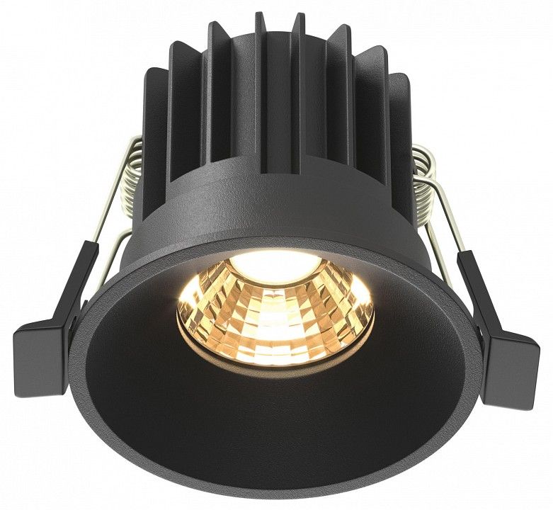 Встраиваемый светильник Maytoni Technical Раунд DL058-7W2.7K-B