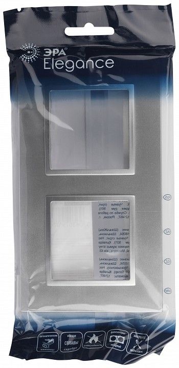 Рамка на 2 поста Эра Эра Elegance 14-5012-03