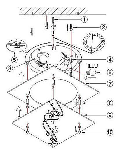 Накладной светильник Globo Ballerina I 48092-2