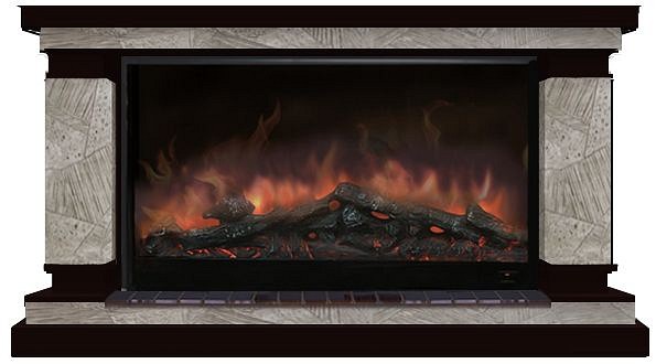 Комплект из электрокамина напольного и портала (143x45x82.5 см) Лорд Марсель Premier S14 ЛО000066