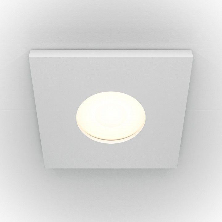 Встраиваемый светильник Maytoni Technical Абсолют DL083-01-GU10-SQ-W