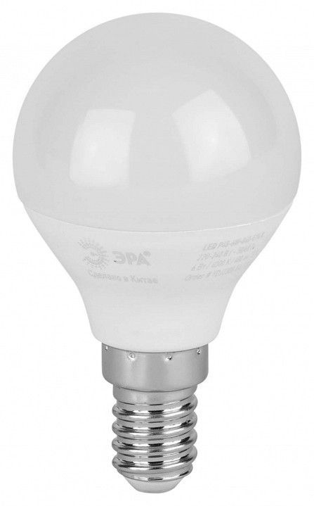 Лампа светодиодная Эра  E14 6Вт 4000K LED P45-6W-840-E14 R