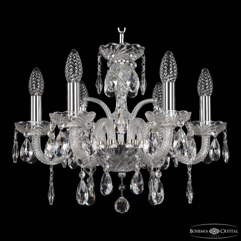 Подвесная люстра Bohemia Ivele Crystal 118 118/6/141 Ni