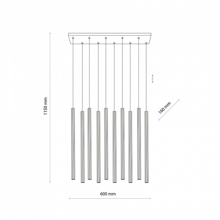 Потолочная люстра TK Lighting  11488
