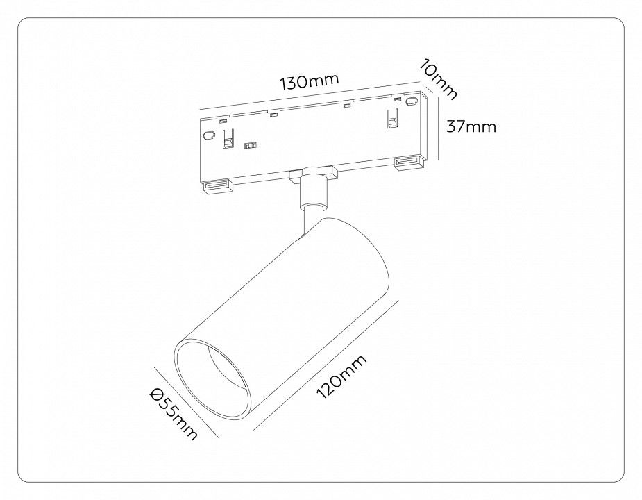 Светильник на штанге Ambrella Light TRACK SYSTEM GL2310