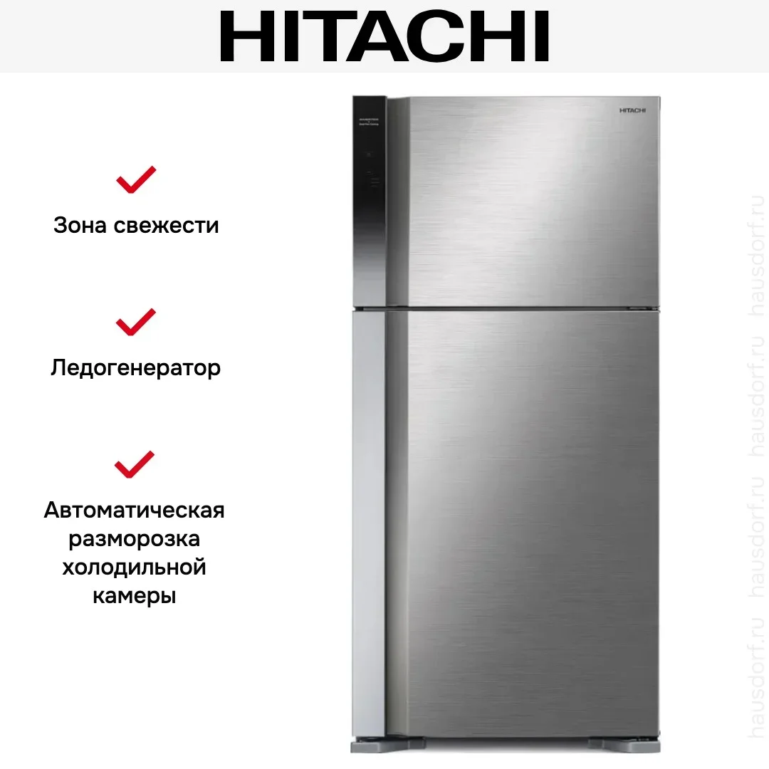 Холодильник Hitachi R-V 660 PUC7-1 BSL