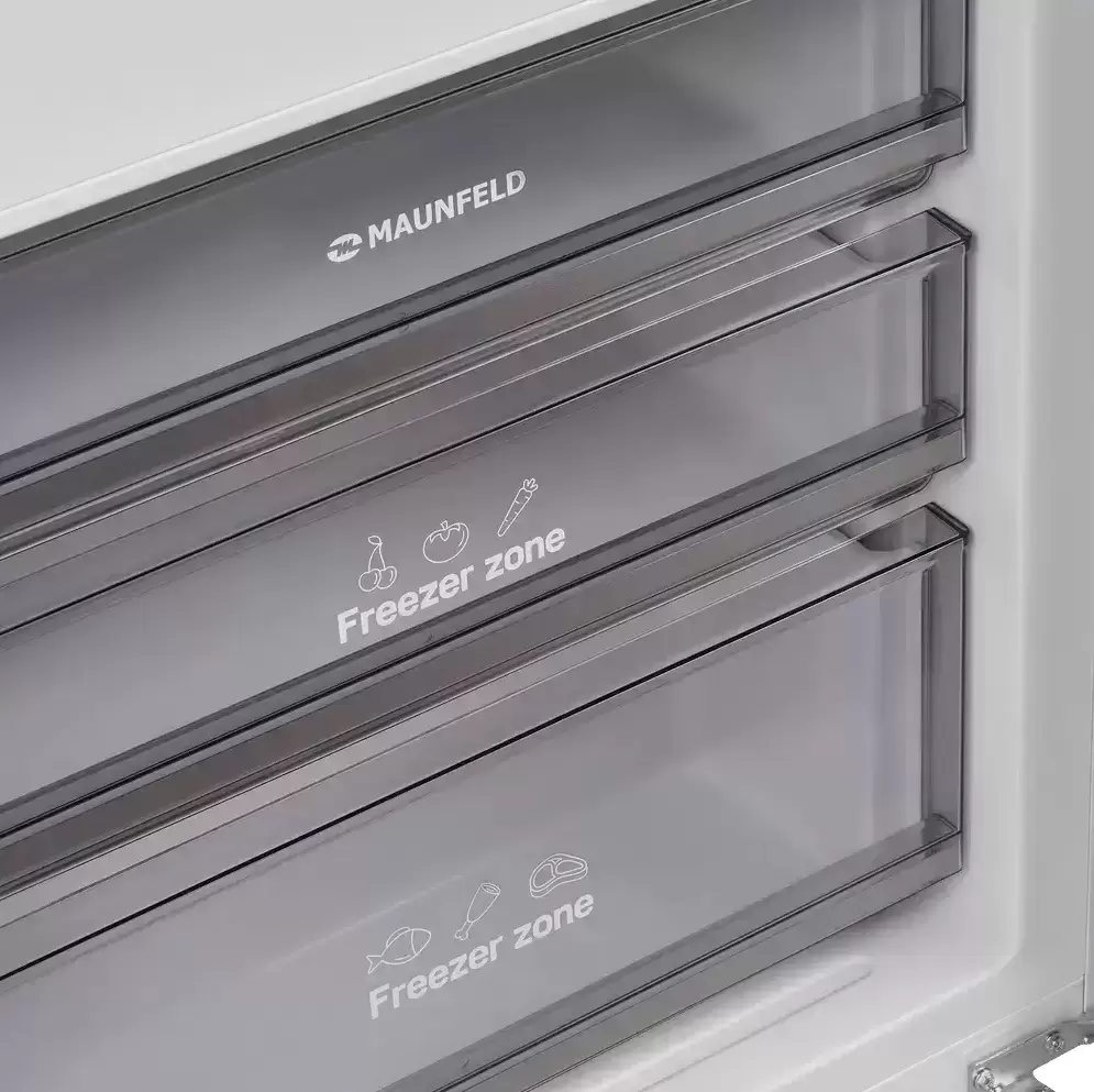 Встраиваемый холодильник Maunfeld MBF193NFW1GR