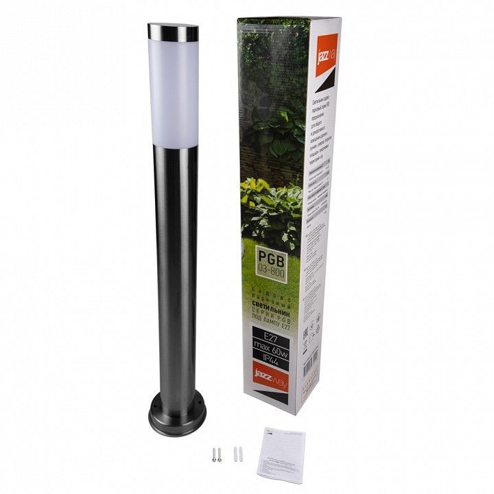 Наземный низкий светильник Jazzway  PGB 03-800 E27 CH IP44