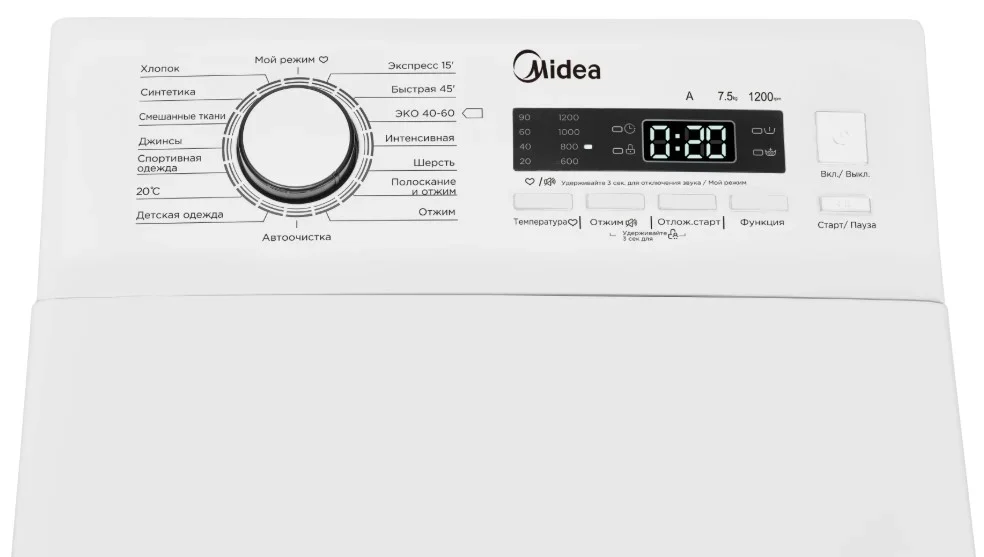 Стиральная машина Midea MFE12W75B/W-RU
