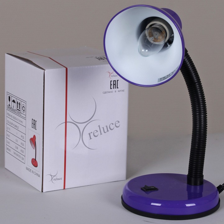 Настольная лампа декоративная Reluce  00203-0.7-01 PURPLE