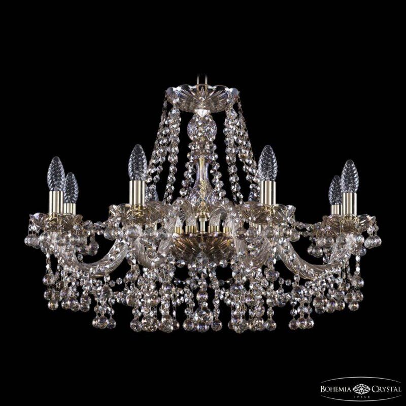 Подвесная люстра Bohemia Ivele Crystal 1409 1409/8/240 G M801