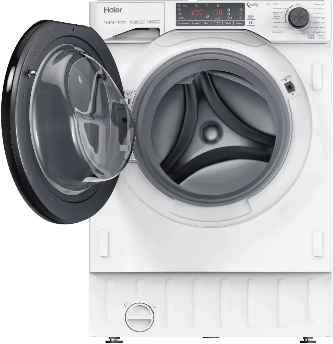 Встраиваемая стиральная машина Haier HWQ90B416FWB-RU