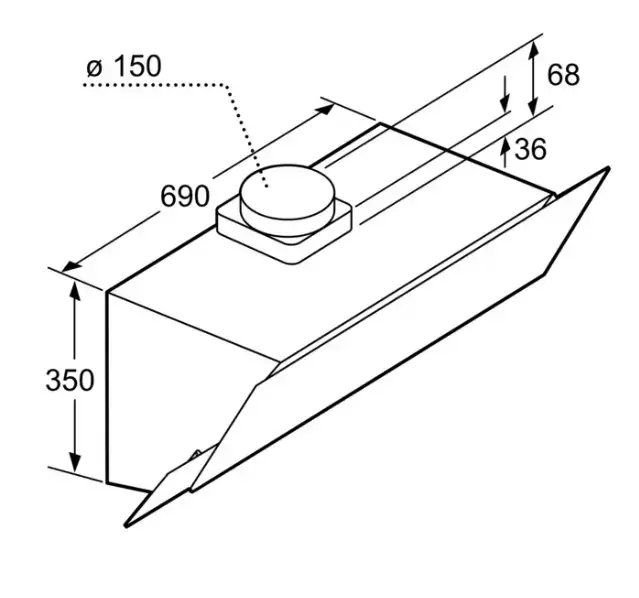 Вытяжка Bosch DWK095G60T