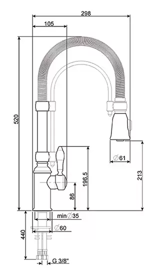 Смеситель Smeg MIDR7O-2