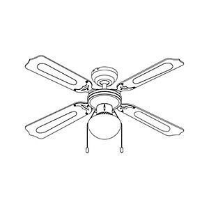 Светильник с вентилятором Globo Champion 309