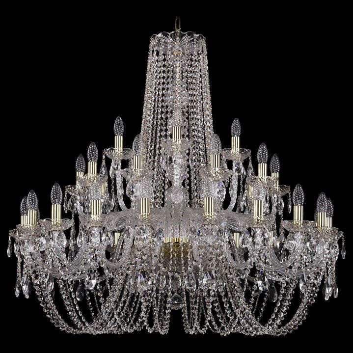 Подвесная люстра Bohemia Ivele Crystal 1402 1402/20+10+5/360/G