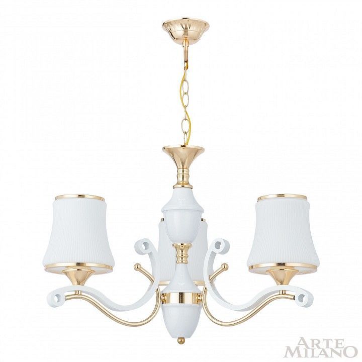 Подвесная люстра Arte Milano Florentia-3987 303987/3 Wh/Gd