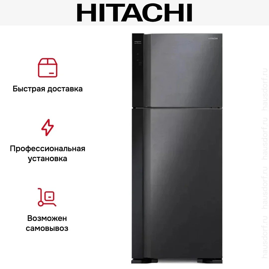 Холодильник Hitachi HRTN7489DFBBKCS