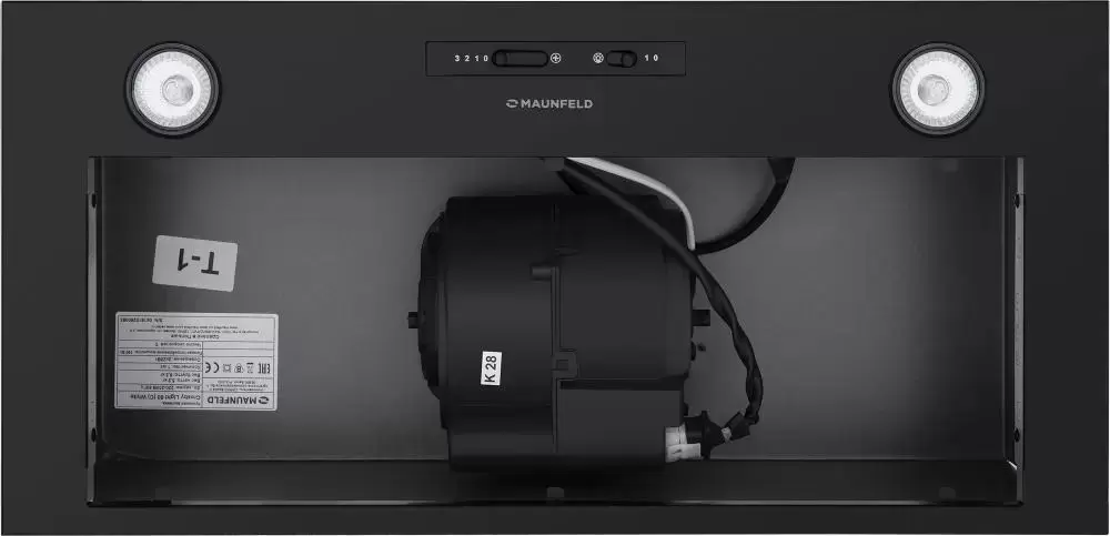 Встраиваемая кухонная вытяжка MAUNFELD Crosby Light C 60 черный