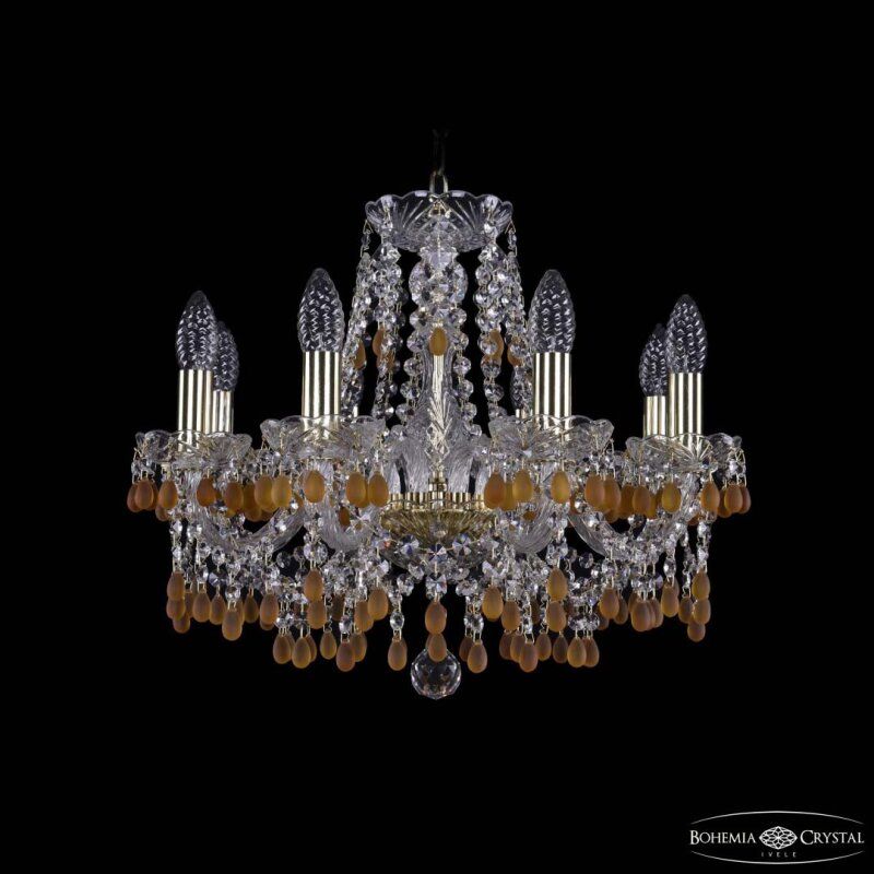Подвесная люстра Bohemia Ivele Crystal 1410 1410/8/160 G V1003