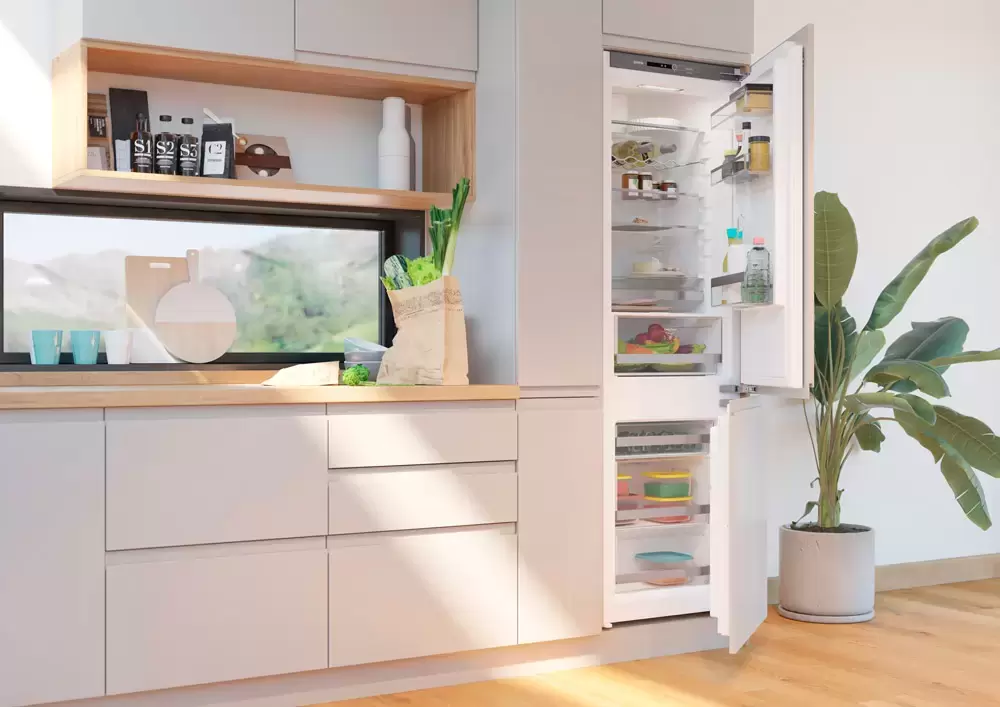 Встраиваемый двухкамерный холодильник Gorenje NRKI4182A1