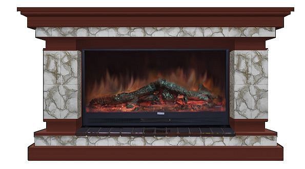 Комплект из электрокамина напольного и портала (143x45x82.5 см) Лорд Карелия Premier S86 ЛО000003 Комплект из электрокамина напольного и портала (143x45x82.5 см) Лорд Карелия Premier S86 ЛО000003