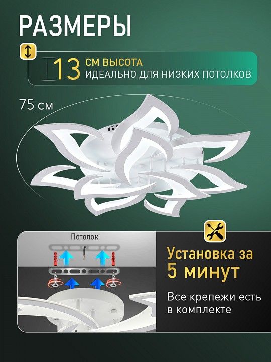 Потолочная люстра Natali Kovaltseva  LED LAMPS 85008