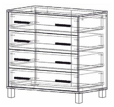 Комод Mebwill Лофт-8 101473