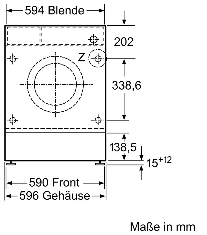 Встраиваемая стиральная машина Siemens WI14W443