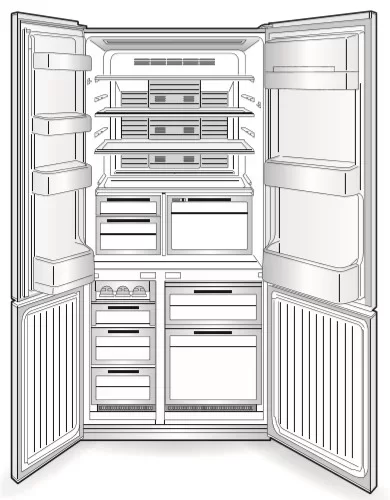 Холодильник Mitsubishi Electric MR-LR78EN-GWH-R