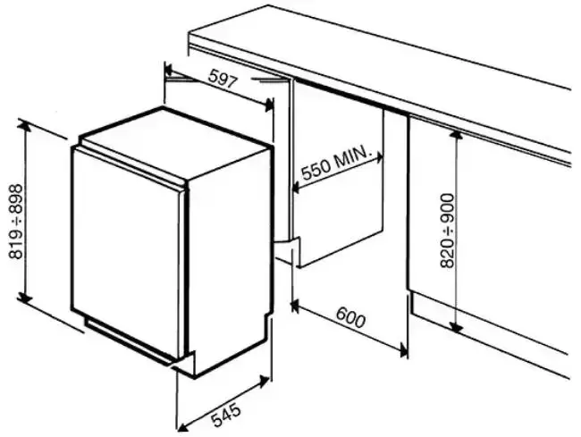 Морозильная камера Smeg VI100P1