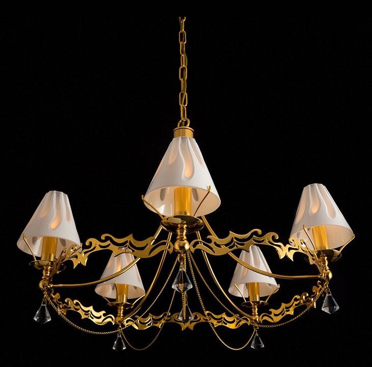 Подвесная люстра Arte Lamp Fuji A1626LM-5GO