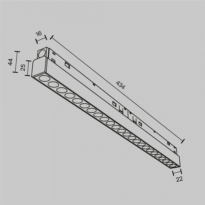 Встраиваемый светильник гибкий Maytoni Technical Points TR031-4-24WTW-M-DSZ-W