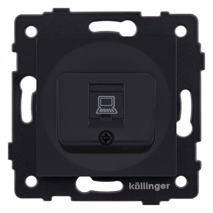 Розетка Ethernet RJ-45 без рамки Kollinger  REA-018BM