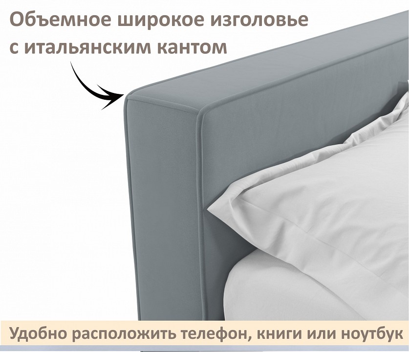 Кровать двуспальная Skandi 1600