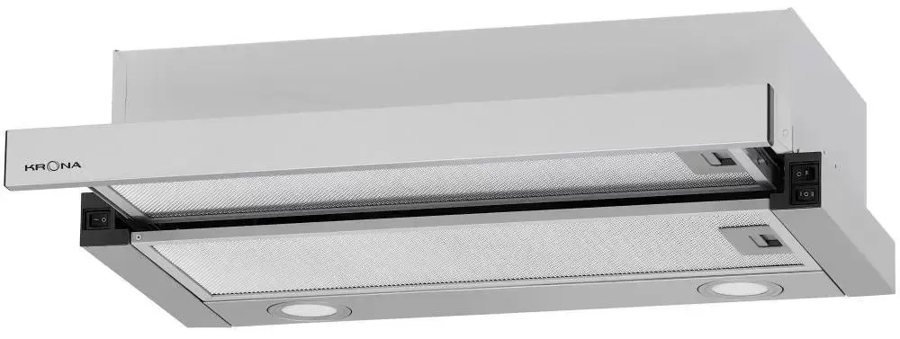 Встраиваемая вытяжка Krona KAMILLA T 600 INOX (2 мотора)
