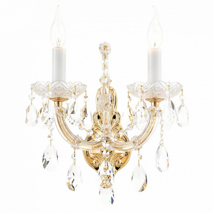 Бра iLamp Diamond W6071-2 GD+CL