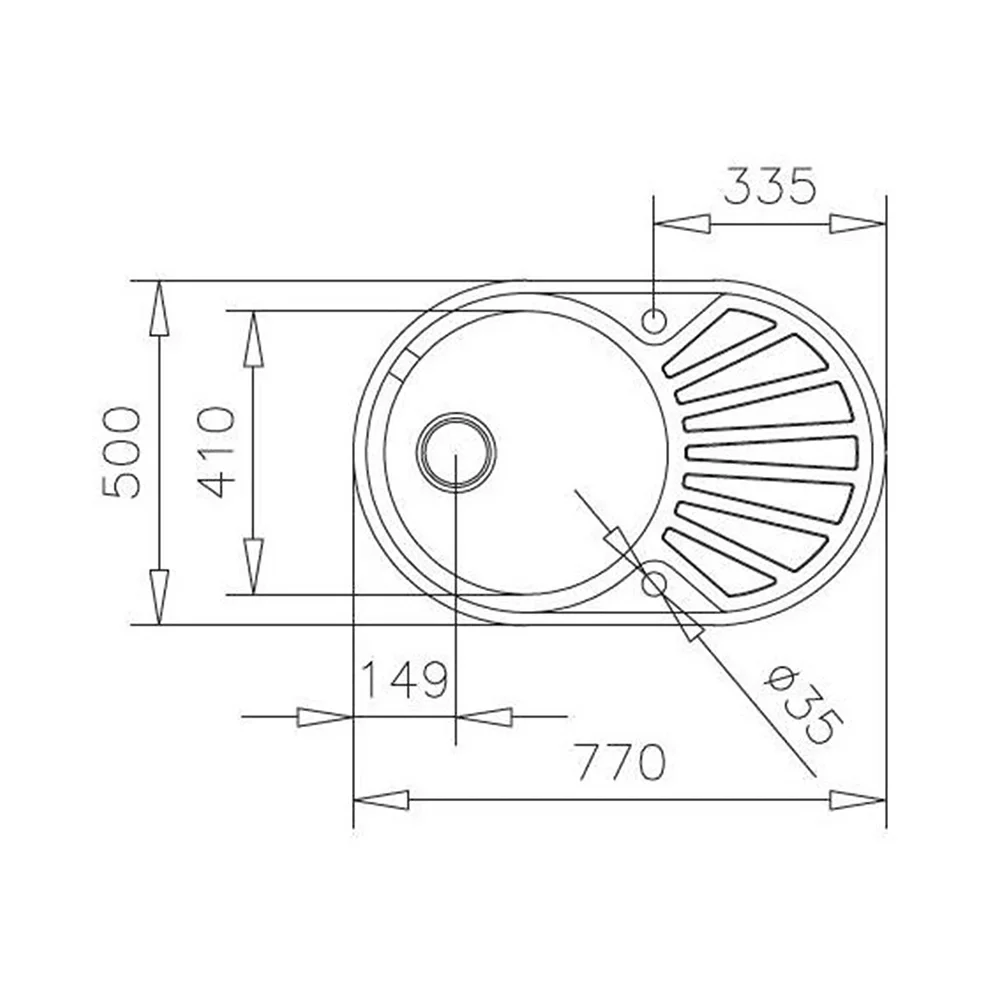 Мойка Teka DR77 1B1D 31/2 ВА