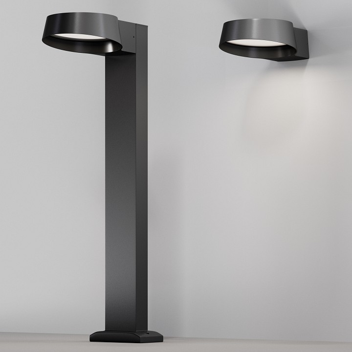 Наземный высокий светильник Maytoni Outdoor Share O443FL-L12GF3K