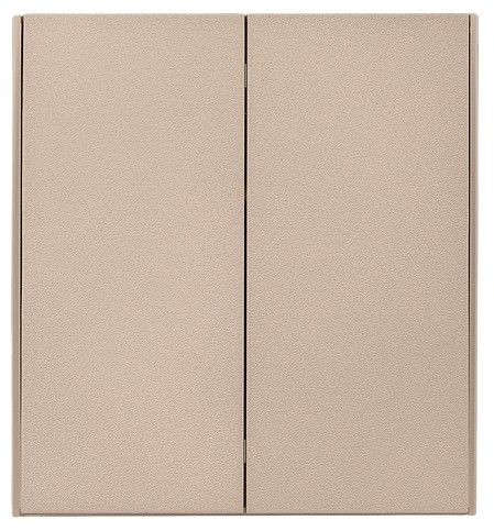 Выключатель двухклавишный без рамки Kranz STRONG KR-78-0706-8