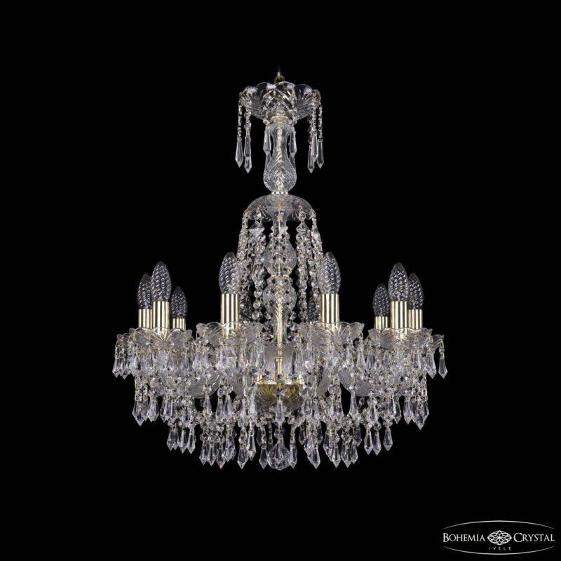 Подвесная люстра Bohemia Ivele Crystal 1403 1403/10/195/XL-65 G