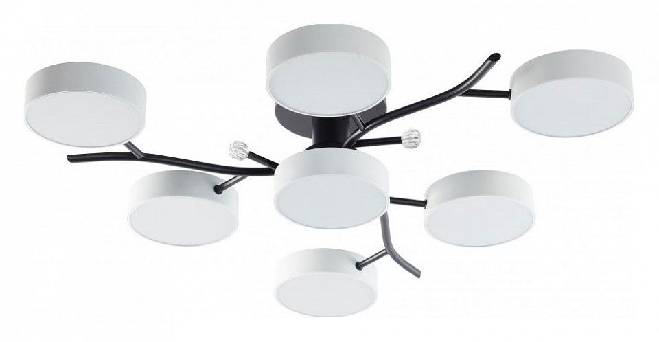 Потолочная люстра Arte Milano Ferrara 256606/6+1 Bk/Wh