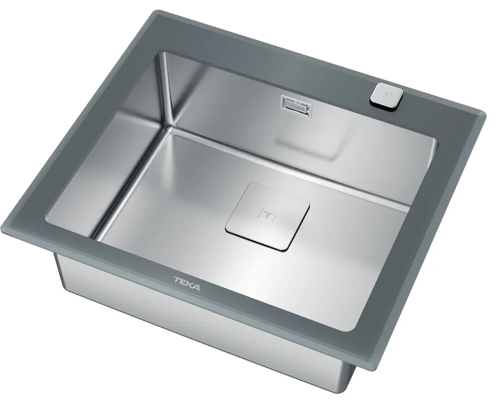 Врезная раковина Teka DIAMOND RS15 1B 60 GREY