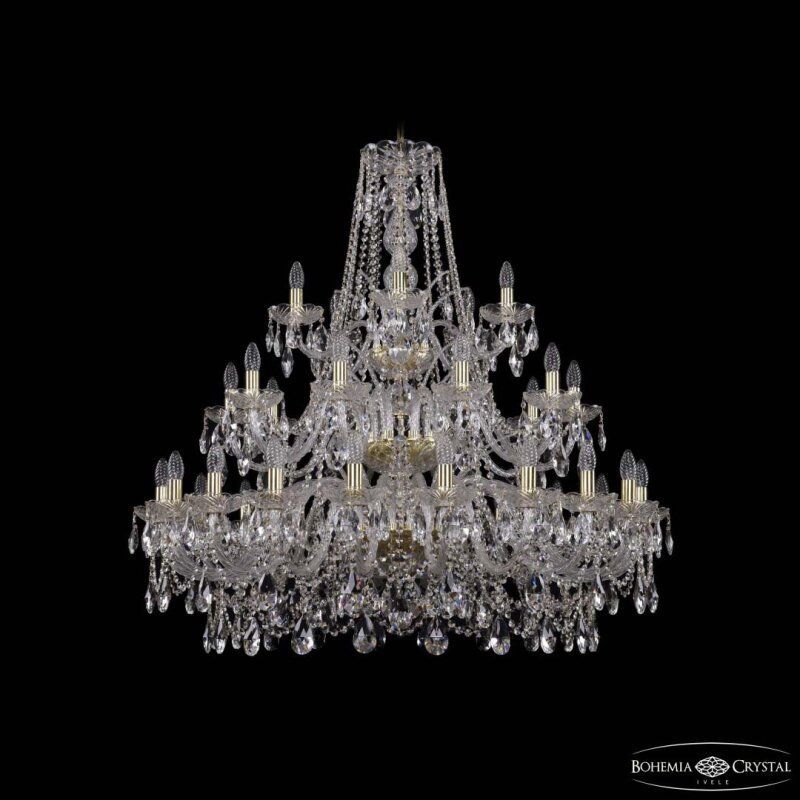 Подвесная люстра Bohemia Ivele Crystal 1411 1411/20+10+5/400/3d G