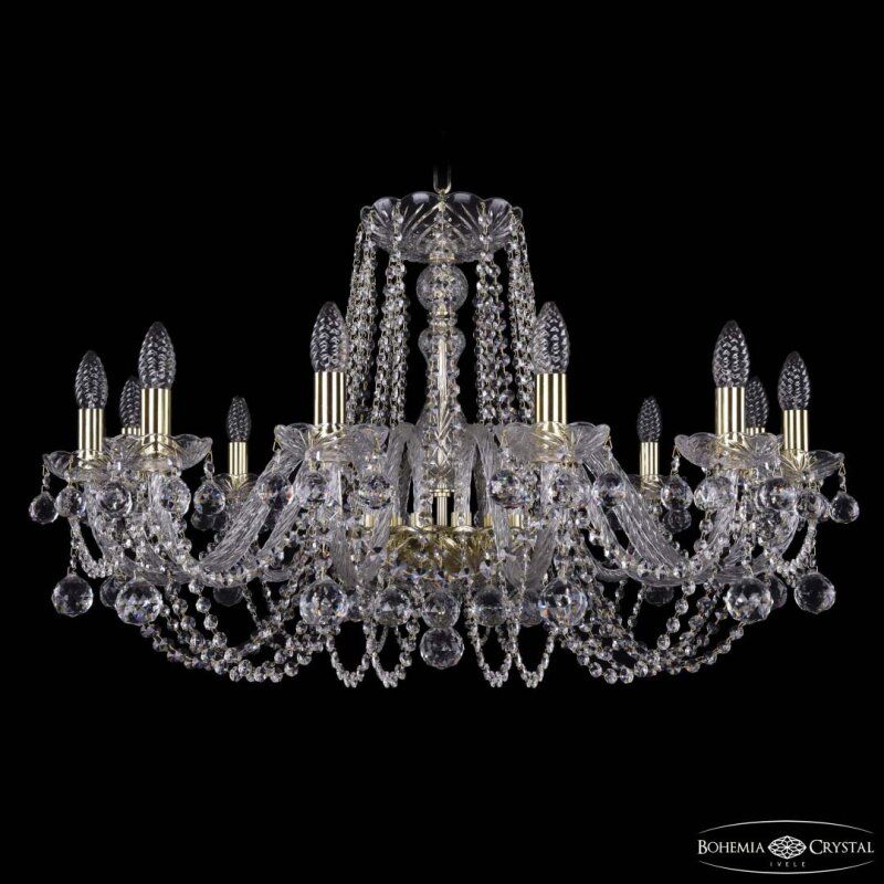 Подвесная люстра Bohemia Ivele Crystal 1402 1402/12/300 G Balls